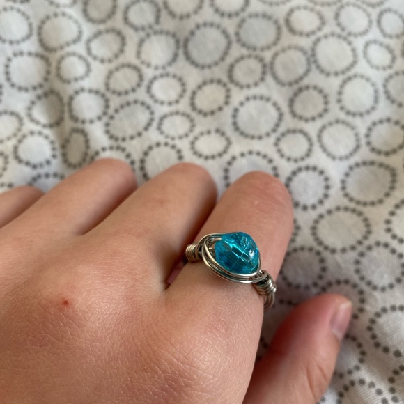 Silver Wire Wrapped Ring - Picture 3 of 3